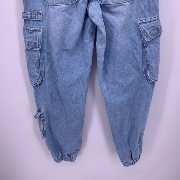 Forever 21 High-Waisted Cargo Jogger Jeans Womens Size S - Picture 5 of 8